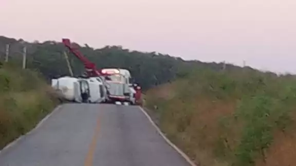 Los conductores decidieron no arriesgarse ante la alerta de una fuga de gas
