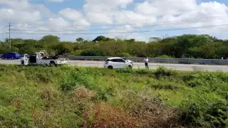 Ambos autos chocaron de frente