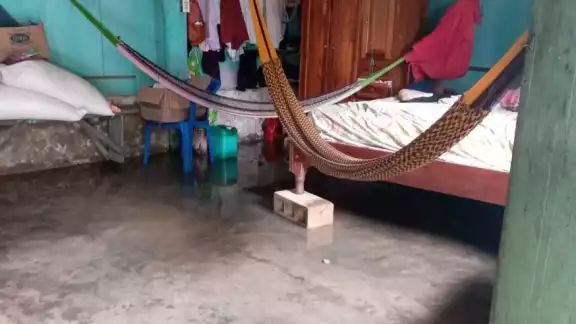 Fuertes lluvias provocan inundaciones en la comunidad Presidente Juárez de Quintana Roo