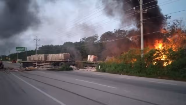 Hasta el momento se desconoce si el chofer de la pesada unidad está vivo o no