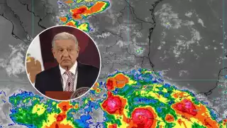 AMLO pide a población de Guerrero y Oaxaca  refugiarse por Huracán John: Llegará con categoría 3   