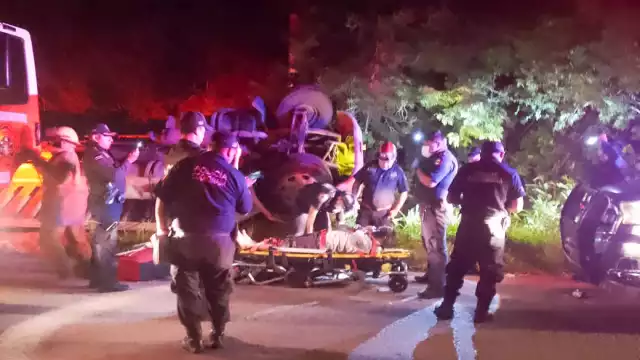 El chofer fue trasladado a un hospital en Mérida