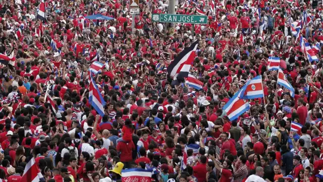 Costarricenses festejaron la clasificación al Mundial de Qatar 2022 al vencer a Nueva Zelanda