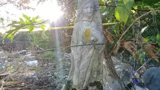 En el lugar se encontró una fosa clandestina con cuerpos, de los cuales se desconoce su identidad