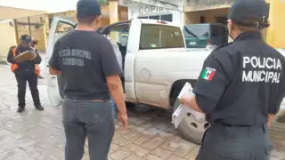Ambos vehículos fueron trasladados a la comandancia municipal