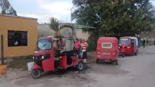 Minutos antes del accidente, dejó a un niño