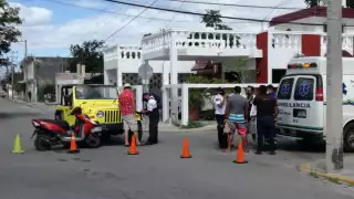 Elementos de la subdirección de Tránsito llegaron al lugar