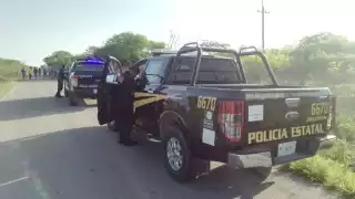 Al lugar llegaron elementos de la SSP, quienes ayudar al automovilista