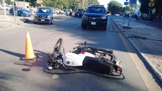 El ciclista circulaba de poniente a oriente sobre la calle 61-A