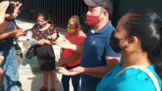 Los inconformes se presentaron ante la autoridad