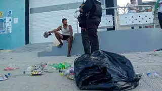 El hombre fue asistido por paramédicos del Sistema de Atención Médica de Urgencias