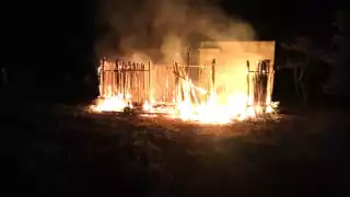 Sólo se registraron pérdidas materiales en el incendio