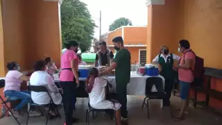 Autoridades de la salud se encargaron de la aplicación de las vacunas