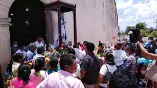 A los asistentes se le pidió respetar las medidas sanitarias contra el COVID-19