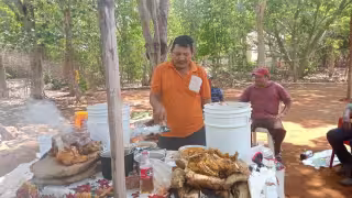 El Mamanchac o comida de monte es un ritual para atraer a la lluvia