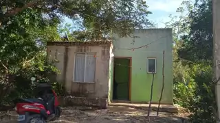 Esta fue la casa donde apareció el menor en Tulum