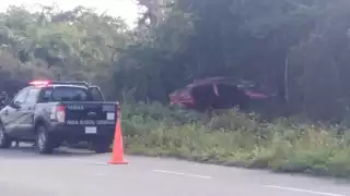 El incidente ocurrió por ahí de las 9 de la mañana cuando el conductor del vehículo perdió el control.