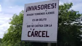 Duro mensaje a invasores en Flamboyanes