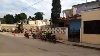 El predio de Jorge Magaña colinda con el terreno donde se
construye la estación de servicio en Oxkutzcab.