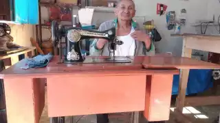 Gilberto Cohuo González, con 88 años, ha perdido parte de la capacidad visual