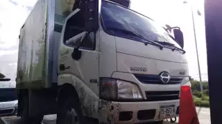 El conductor resultó ileso del accidente. Foto: Fernando Poo Hurtado