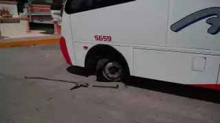 Solamente quedó en un ligero percance