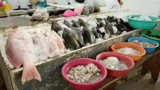 Los vendedores coinciden en que durante esas fechas se registre un alza en las ventas de mojarra tilapia y camarón