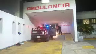 Tuvieron que trasladar al lesionado a la cabecera municipal hasta el Hospital General San Carlos para su atención médica