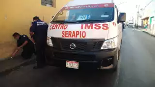 La camioneta de la ruta Centro-IMSS-Serapio, contaba con seguro, por lo cual se le entregó un pase médico a la lesionada