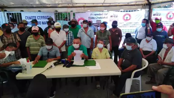 Aseguran que los ejidatarios de Chablekal no tenían conocimiento del contrato Aseguran que los ejidatarios de Chablekal no tenían conocimiento del contrato