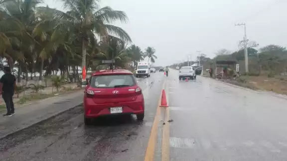 Los tres autos presentaron daños materiales