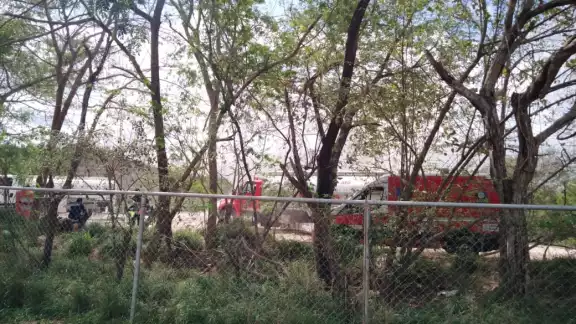 El humo se alcanzaba a ver a varios kilómetros El humo se alcanzaba a ver a varios kilómetros