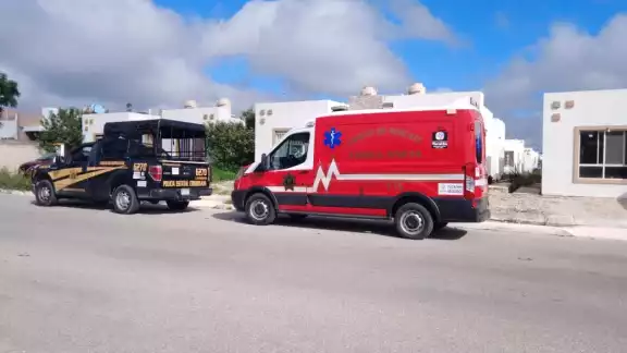Tras la picadora se le entumeció la pierna y se sintió mal, por lo que pidió auxilio a través del 911. Foto: Fernando Poo Hurtado Tras la picadora se le entumeció la pierna y se sintió mal, por lo que pidió auxilio a través del 911. Foto: Fernando Poo Hurtado