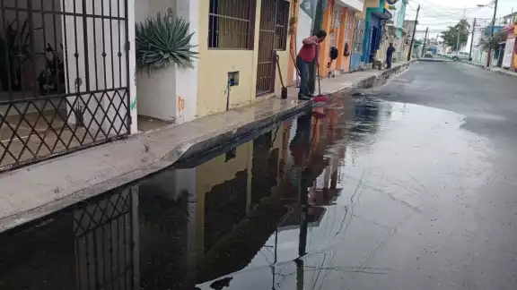 La obra de pavimentación costó más de 3 millones de pesos, pero no fue bien ejecutada. Foto: Agustín Ferrer La obra de pavimentación costó más de 3 millones de pesos, pero no fue bien ejecutada. Foto: Agustín Ferrer