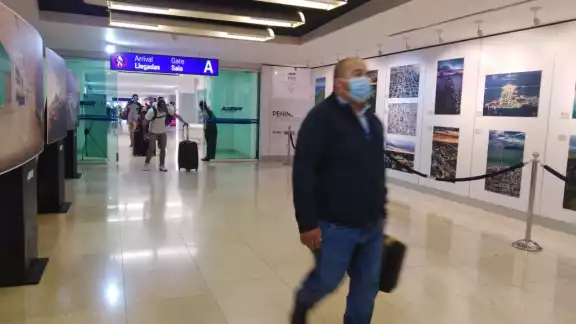 La aerolínea que programó más vuelos fue Aeroméxico con 12 Foto: Elena Gómez