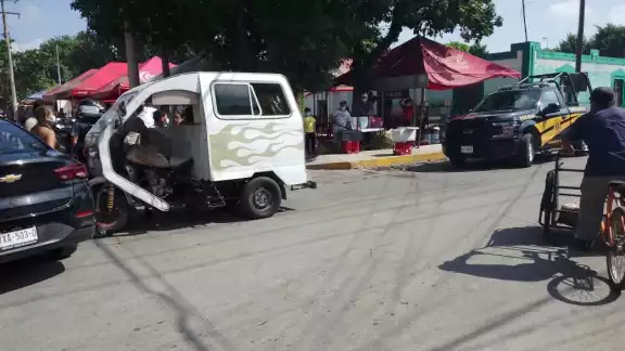 Al lugar llegaron los elementos de la Policía Municipal y socorristas Al lugar llegaron los elementos de la Policía Municipal y socorristas
