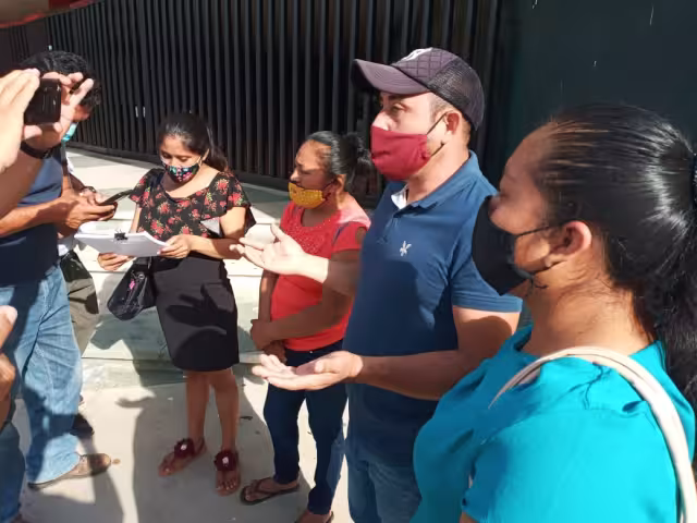 Los inconformes se presentaron ante la autoridad