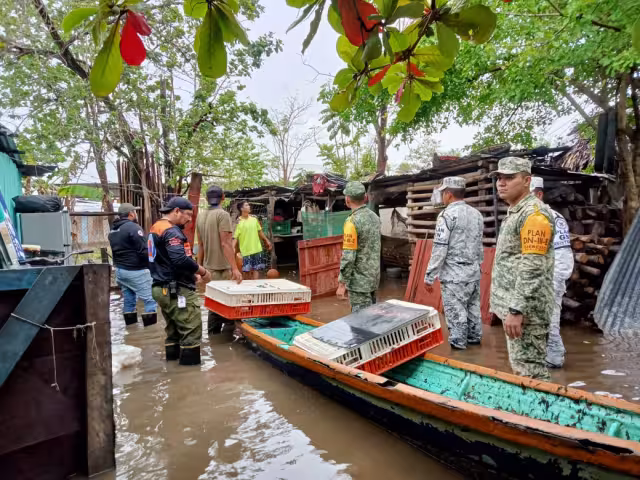 Hasta el momento únicamente 10 casas han registrado encharcamientos de agua en su interior