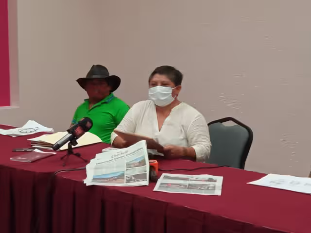 Los ejidatarios piden que el Presidente Andrés Manuel López Obrador escuche sus demandas