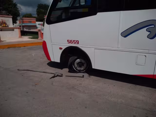 Solamente quedó en un ligero percance