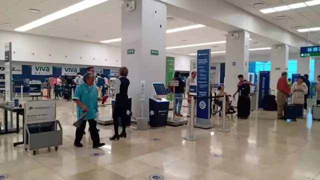 Se reportó que hoy operan 60 vuelos en toda la jornada.