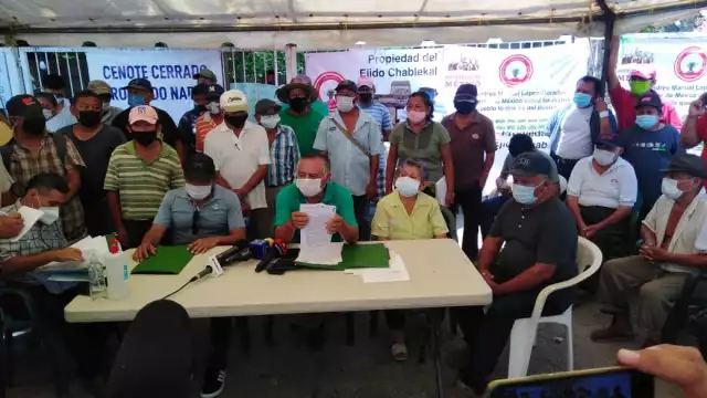 Aseguran que los ejidatarios de Chablekal no tenían conocimiento del contrato