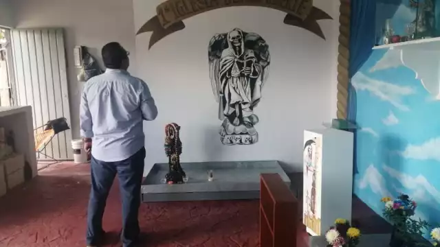 El centro de adoración se encuentra en la intersección de la calle 115 y 20 de Noviembre, en la Región 234 de Cancún. Foto: Darío Cruz.