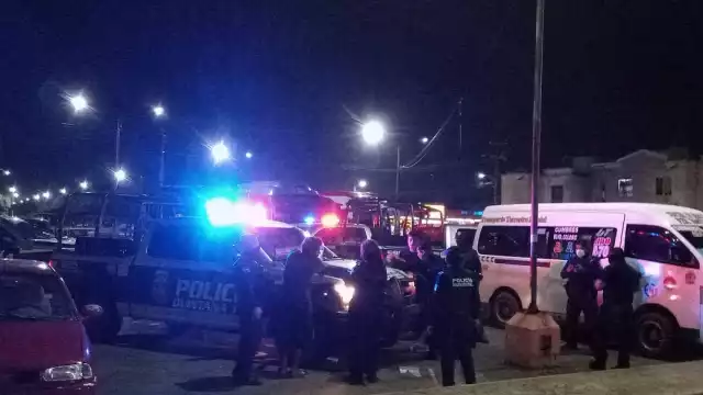 La víctima fue trasladada al hospital para recibir los primeros auxilios