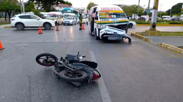 Así terminaron las unidades luego del choque