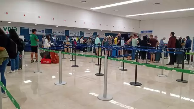 Hasta el momento no se reportan retrasos ni cancelaciones en el aeropuerto de Mérida