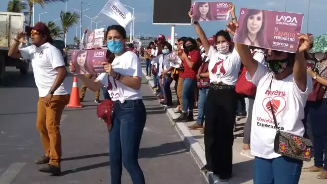 Expresaron su apoyo para Layda Sansores
