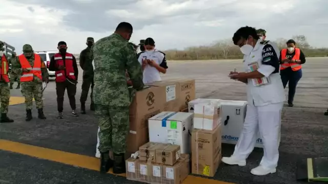 Llegan vacunas para aplicar segunda dosis en Campeche
