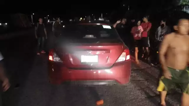 Al lugar llegaron los elementos de la Guardia Nacional (GN) División caminos,