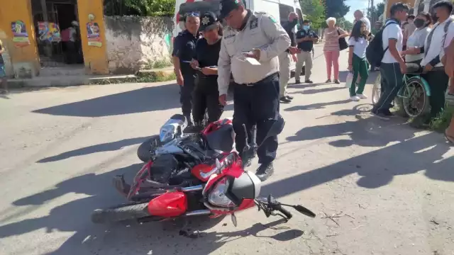 El estudiante fue trasladado de emergencia al IMSS de Izamal